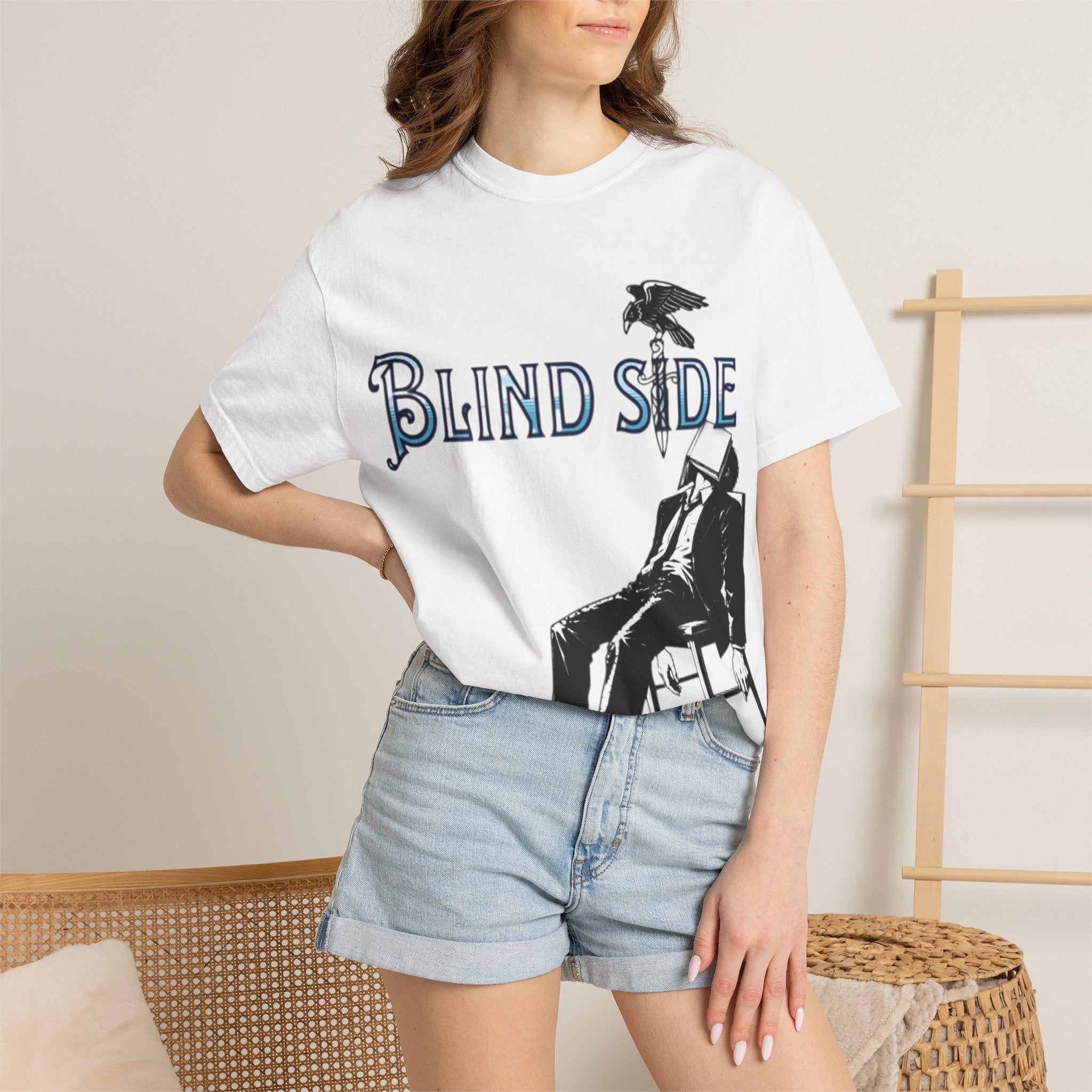 Blind Side Graphic T-Shirt — Vintage Noir Band Tee