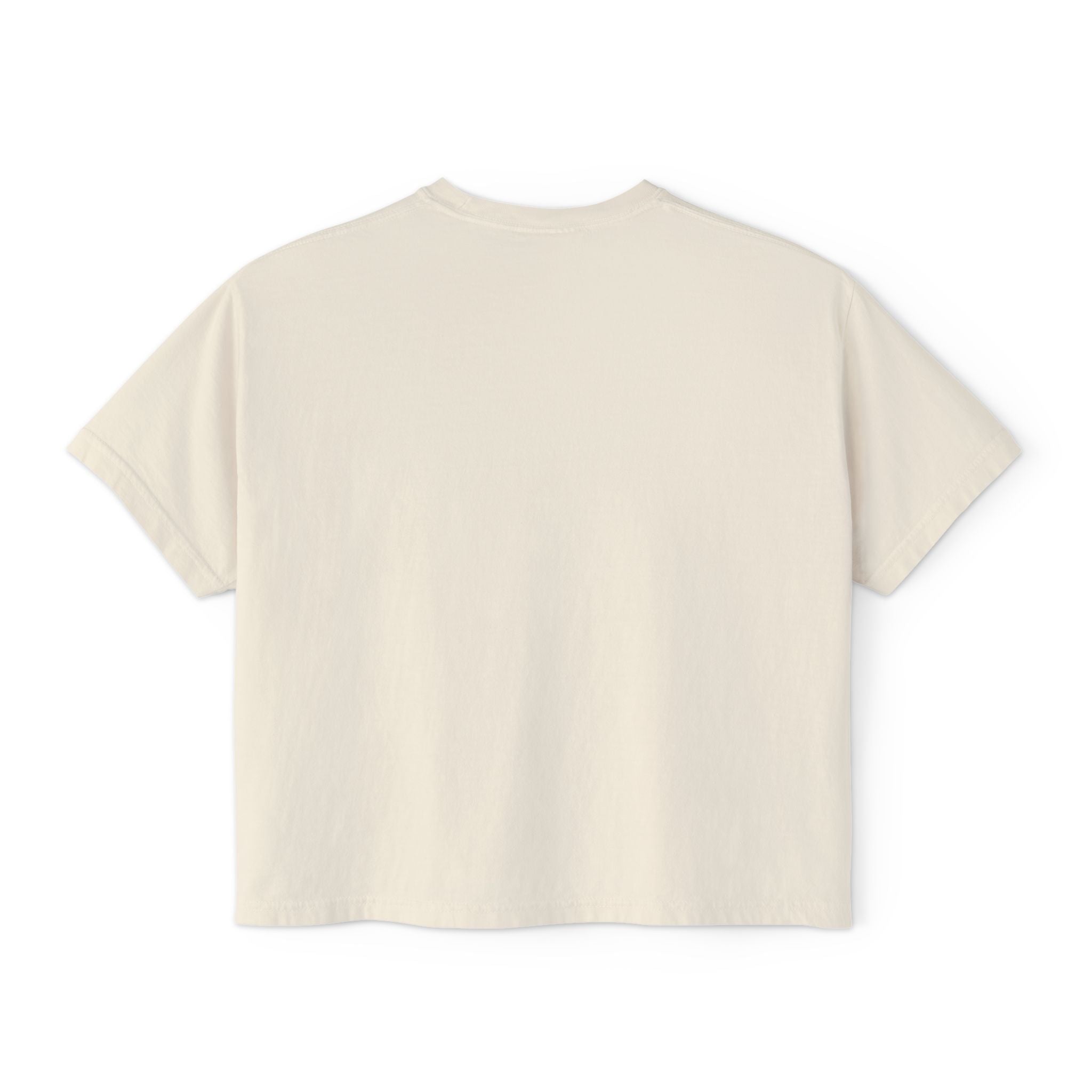 Boxy Tee — “Ghetto Is Creativity” Graphic Crop Top